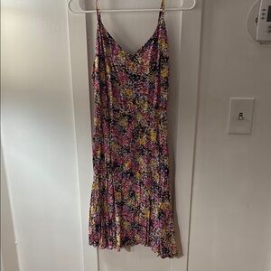 GAP Pink and Purple Spaghetti Strap Sundress